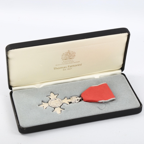 1096 - MBE medal in original case with card