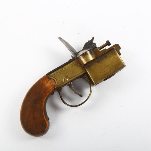 1119 - A Dunhill tinder pistol lighter, patent no. 592139, length 14cm