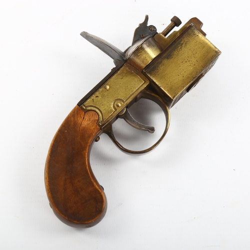 1119 - A Dunhill tinder pistol lighter, patent no. 592139, length 14cm