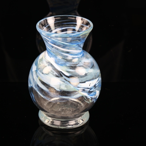 1164 - Muller Freres Studio glass vase, height 12cm