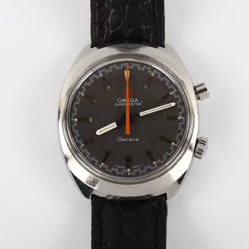 4 - OMEGA - a stainless steel Chronostop mechanical chronograph wristwatch, ref. 145.009, circa 1969, gr... 