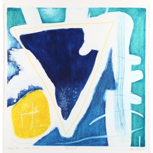 2008 - Heidi Koenig, colour etching, Namenlos II, 1997, signed in pencil, no. 06/25, plate 49cm x 49cm, fra... 