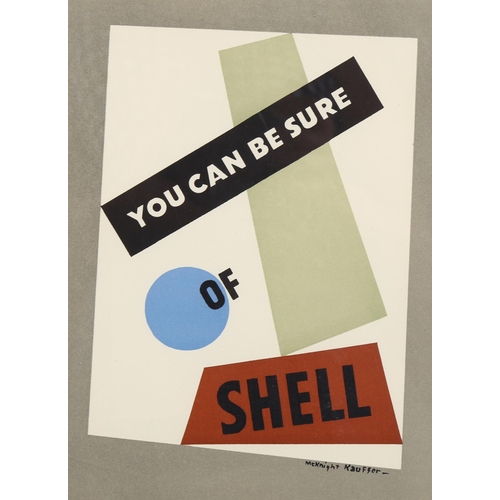 2071 - Edward McKnight Kauffer (1890-1954), lithograph on paper, You can be Sure of Shell, signed in the pl... 