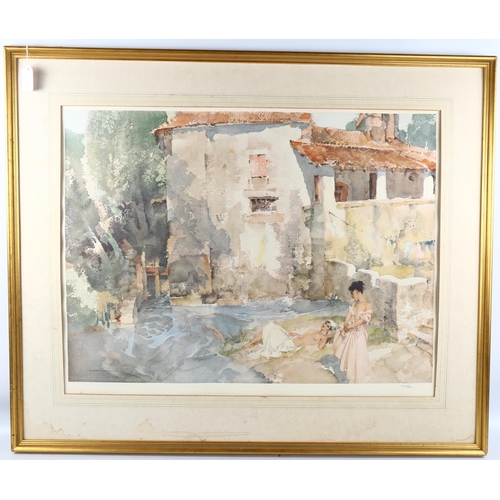 2087 - William Russell Flint, 3 colour lithographs, 2 numbered in pencil from editions of 850, framed (3)