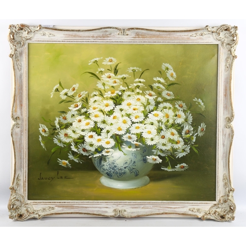 2088 - Nancy Lee, oil on canvas, still life, 50cm x 60cm, framed