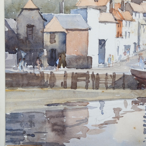 2101 - R W Aldridge, watercolour, Strand Quay, Rye, 1970, 28cm x 36cm, framed