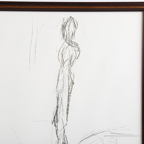 2151 - Alberto Giacometti (1901 - 1966), seated man and a sculpture, original lithograph 1961 from the edit... 