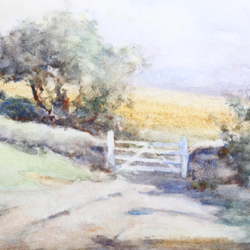 2182 - C O'Neill, watercolour, rural scene, 23cm x 32cm, framed