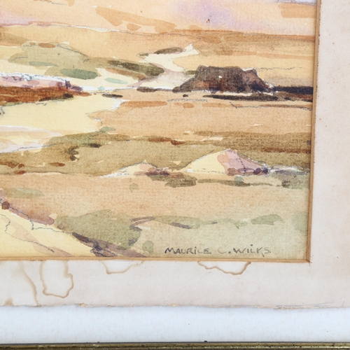 2198 - Maurice Canning Wilks, watercolour, Donegal Highlands Gweedore Co Donegal, signed with Belfast frami... 