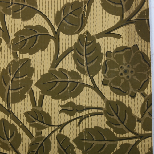 2220 - Late 18th/early 19th century wallpaper samples from a house of Thomas Carlyle Chelsea, 21cm x 15cm, ... 