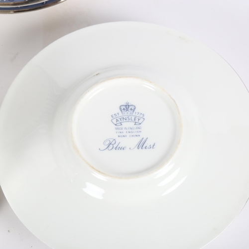 596 - Aynsley Blue Mist coffee service for 6 people