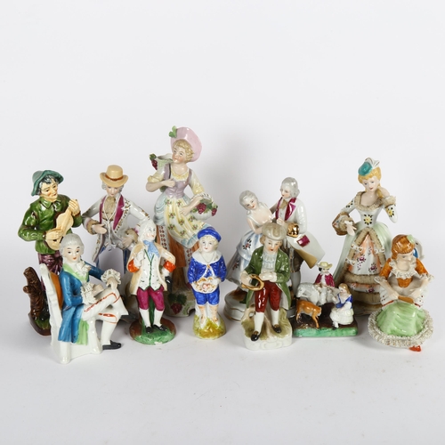 598 - 11 various porcelain figures