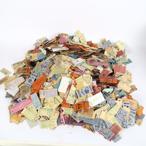 106 - A large quantity of Vintage loose bus tickets, including Hong Kong Tramways etc