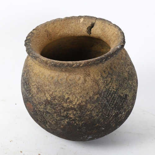 170 - A pre-Columbian pottery vessel, height 11cm