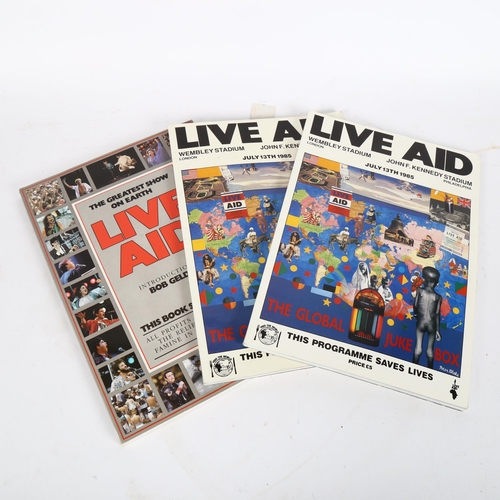 99 - 2 Live Aid official programmes, from the world famous event of July 13th 1985, and 