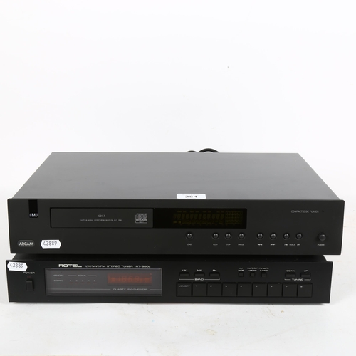 284 - A Rotel stereo tuner, LW/MW/FM RT-M5LL quartz synthesiser and Arcam ultra high performance compact d... 