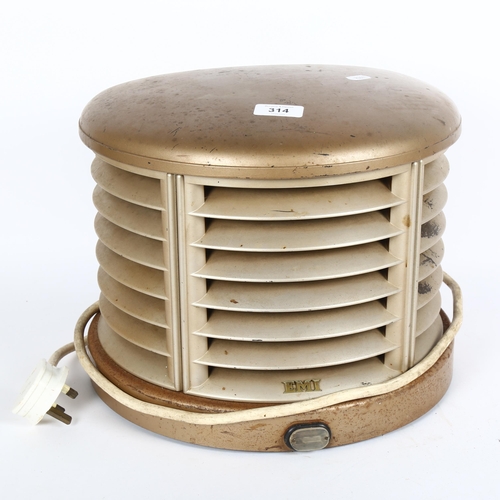 314 - EMI 1940s Gramophone Company Ltd Beehive Dalek Heater model no. C.R.H.6.A.SER