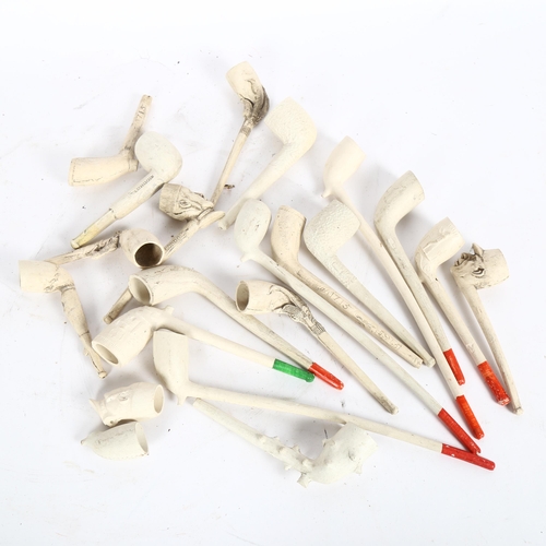 337 - Assorted Antique clay pipes