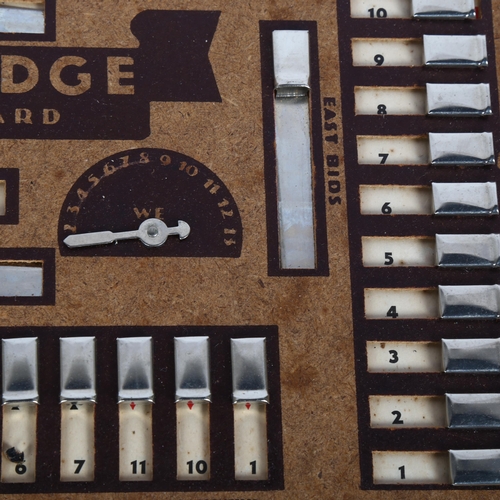 347 - Vintage Autobridge playing board, length 38cm