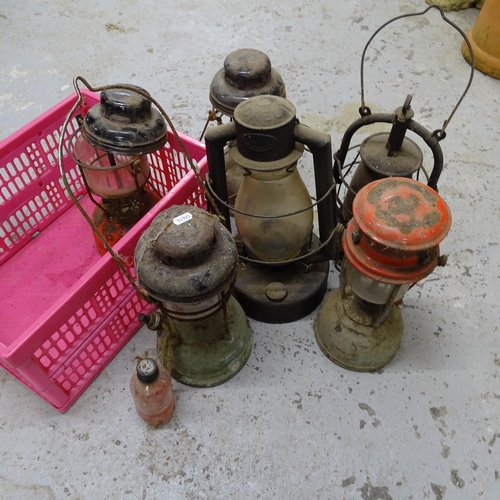 2708 - 4 Vintage Tilley lamps, and 2 hurricane lanterns (6)