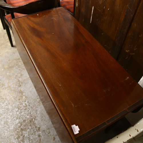 2564 - A 19th century mahogany Pembroke table, 100cm x 71cm x 46cm