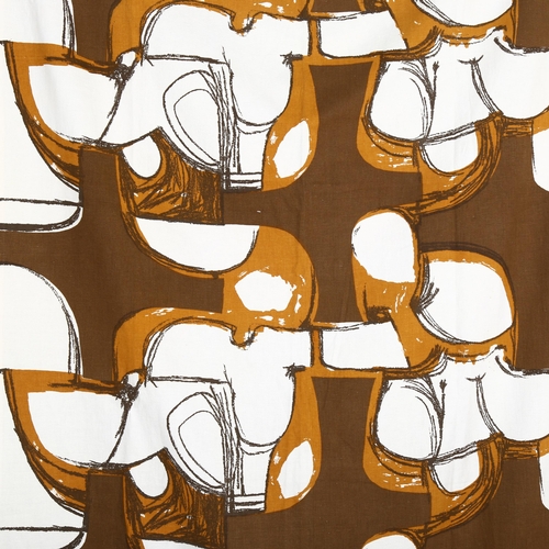 1591 - FRANCIS PRICE, 1970s' Congleton fabric curtain panel, marked on selvedge, 112 x 192cm