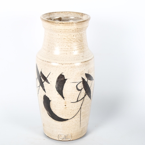 1602 - RAYMOND EVERETT, Rye, a mid-century studio pottery vase, with makers mark, height 23cm