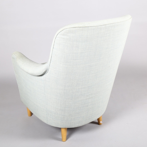 1632 - CARL MALMSTEN, a Samsas lounge chair by O. H  Sjogren,  Sweden, designed in 1925, with maker’s plaqu... 