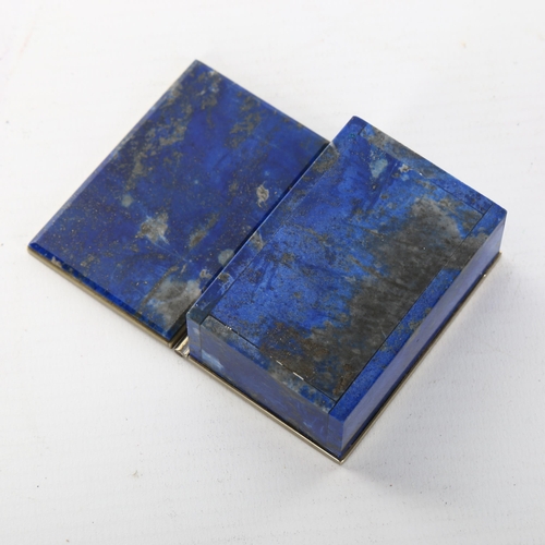 1060 - A small lapis box, length 6cm, from Chile