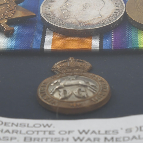 1153 - Trio of Great War medals, including 1914 Star and clasp, British War medal and Victory medal, awarde... 