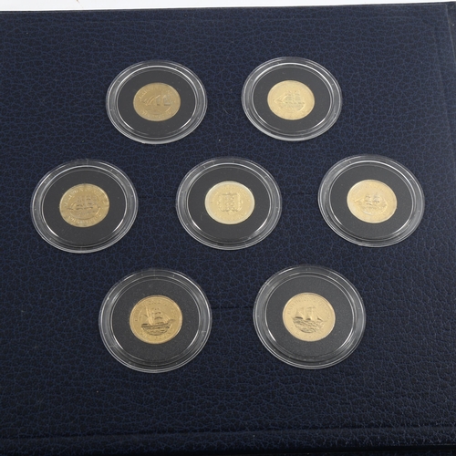 1184 - Two proof sets of Jersey coins, Silver proofs Landmarks of Jersey 1983 and Shipbuiding in Jersey £1 ... 