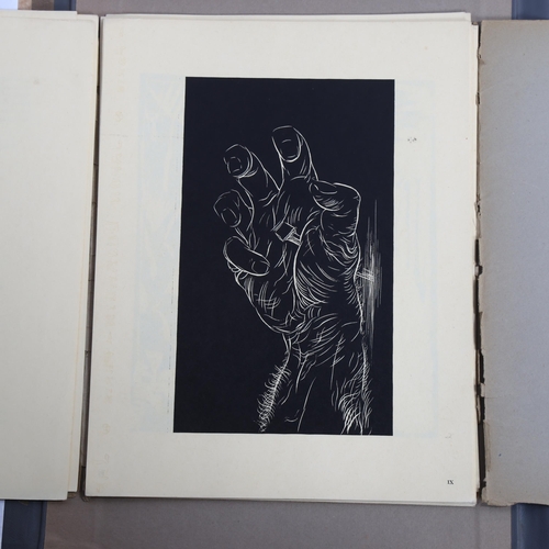 2009 - Pour La Tchecoslovaquie 1939, folio of 15 linocut prints, including works by Pablo Picasso, Marc Cha... 