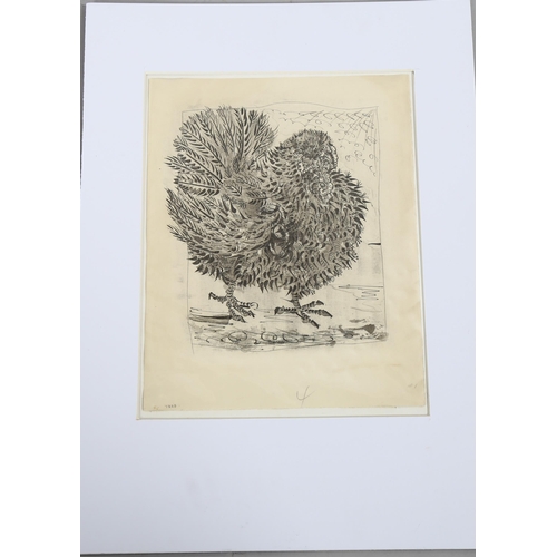 2011 - Pablo Picasso, sugarlift etching, the turkey, 1936/1942, on ambroise watermarked paper, sheet size 3... 