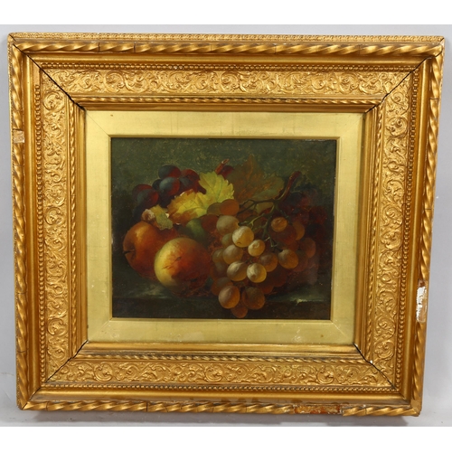 2094 - G J Broome, oil on canvas, still life, signed, 24cm x 29cm, framed