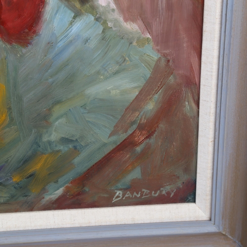 2123 - Banbury, contemporary oil on board, still life, signed, 60cm x 45cm, framed