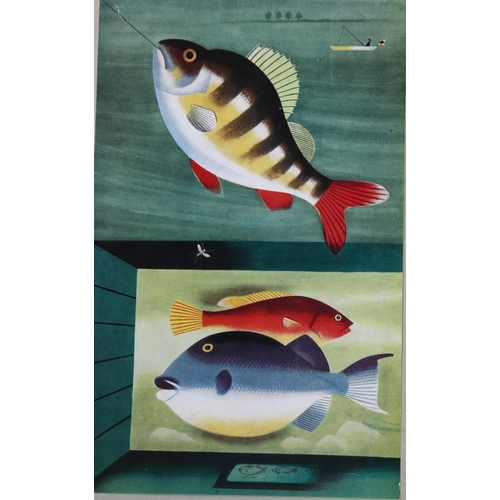 2146 - Transport For London, 2 mini posters by Betty Swanwick and Tom Eckersley, 1949 and 1954, 23cm x 16cm... 