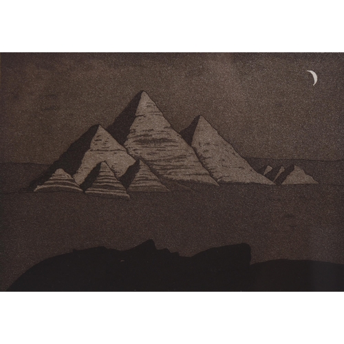 2196 - Michael Foreman (1938), limited edition wood etching and aquatint on copper on Arches paper, An Egyp... 