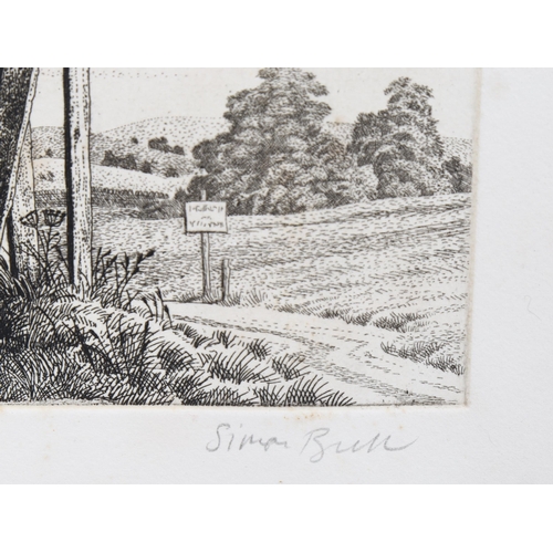 2199 - Simon Bull (1958), limited edition etching on paper, The Old Horse, signed and titled in pencil, Ed.... 