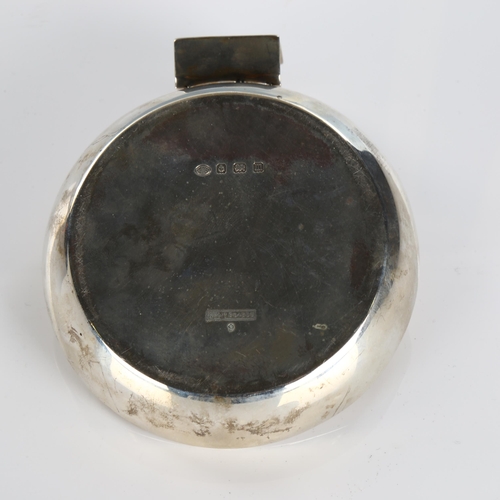 506 - A George V silver combination ashtray/matchbox holder, registration no. 584356, by Hukin & Heath Ltd... 