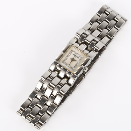 51 - RAYMOND WEIL - a lady's stainless steel Tema quartz bracelet watch, ref. 5896, mother-of-pearl dial ... 