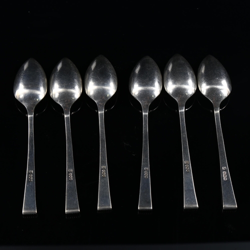 582 - A set of 6 George VI silver grapefruit spoons, by Copper Brothers & Sons Ltd, hallmarks Sheffield 19... 