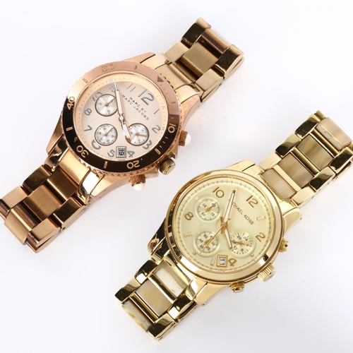 69 - 2 lady's wristwatches, comprising Marc Jacobs and Michael Kors, both working (2)