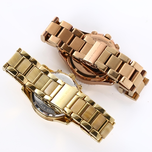 69 - 2 lady's wristwatches, comprising Marc Jacobs and Michael Kors, both working (2)