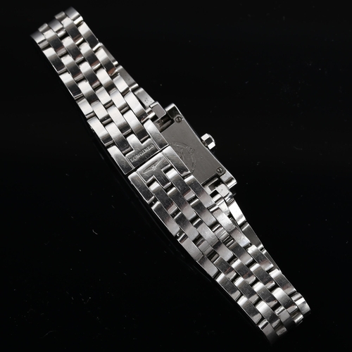 22 - LONGINES - a lady's stainless steel Dolce Vita quartz bracelet watch, ref. L5.161.0, circa 2001, whi... 