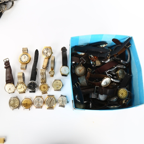 35 - A large quantity of wristwatches, including Seiko, Rotary, Timex etc