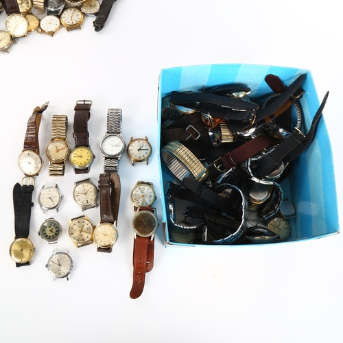 35 - A large quantity of wristwatches, including Seiko, Rotary, Timex etc