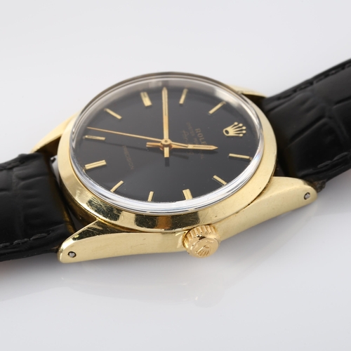 4 - ROLEX - a gold plated stainless steel Air-King Oyster perpetual precision automatic wristwatch, ref.... 