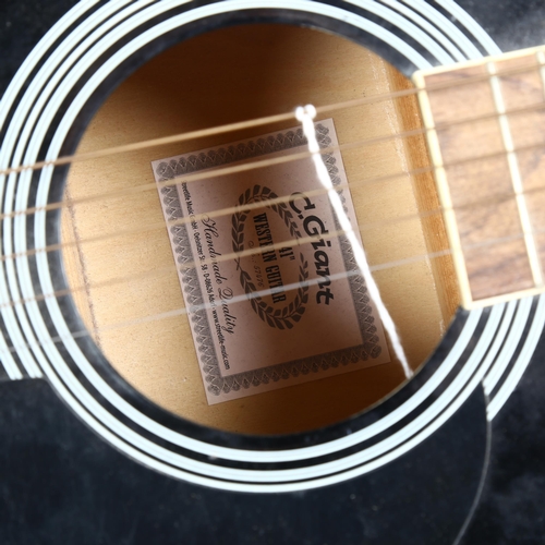 226 - A black C Giant 41' Western acoustic guitar