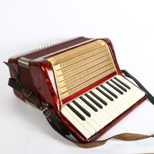 252 - A Worldmaster Foreign accordion, cased