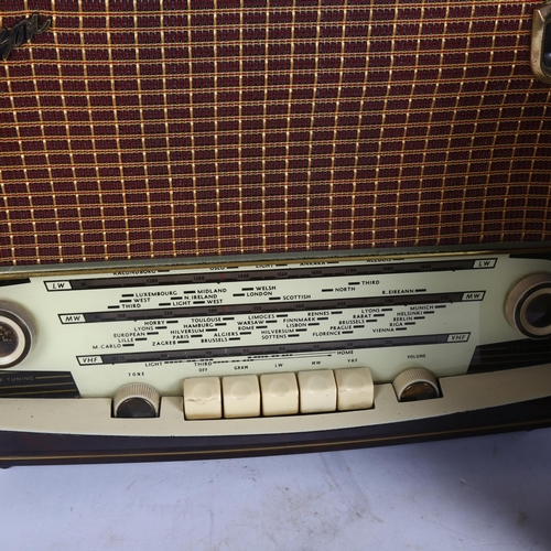 256 - A Ferguson Bakelite Vintage radio, and a 1950s Richard Alan Major Bafflette speaker